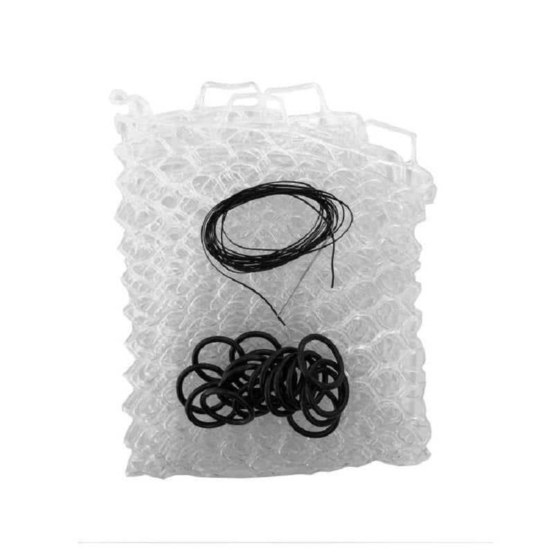 fishpond 19" Nomad Replacement Rubber Net Bag â€“ Clear | Fits El Jefe, El Jefe Grande, Mid-Length Boat Net, Boat Fishing Nets | Rubber Fishing Net Replacement Netting - Image 2
